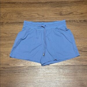 Lululemon Shorts Women’s Dance Studio HR Yoga Gym Oasis Blue Sports Nylon Size:8